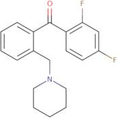 (2,4-Difluorophenyl)[2-(1-piperidinylmethyl)phenyl]methanone