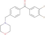 (3,4-Difluorophenyl)[4-(4-morpholinylmethyl)phenyl]methanone