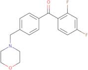 (2,4-Difluorophenyl)[4-(4-morpholinylmethyl)phenyl]methanone