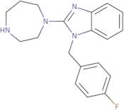 2-(1,4-diazepan-1-yl)-1-[(4-fluorophenyl)methyl]benzimidazole