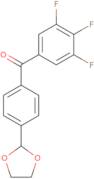 [4-(1,3-Dioxolan-2-yl)phenyl](3,4,5-trifluorophenyl)methanone