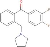 (3,4-Difluorophenyl)[2-(1-pyrrolidinylmethyl)phenyl]methanone