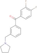 (3,4-Difluorophenyl)[3-(1-pyrrolidinylmethyl)phenyl]methanone