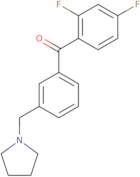 (2,4-Difluorophenyl)[3-(1-pyrrolidinylmethyl)phenyl]methanone