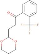 3-(1,3-Dioxan-2-yl)-1-[2-(trifluoromethyl)phenyl]-1-propanone