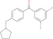 (3,5-Difluorophenyl)[4-(1-pyrrolidinylmethyl)phenyl]methanone