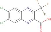 6,7-Dichloro-3-(trifluoromethyl)-2-quinoxalinecarboxylic acid