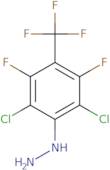 [2,6-Dichloro-3,5-difluoro-4-(trifluoromethyl)phenyl]hydrazine