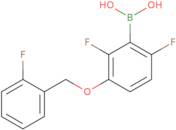 B-[2,6-difluoro-3-[(2-fluorophenyl)methoxy]phenyl]-Boronic acid