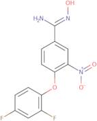 4-(2,4-Difluorophenoxy)-N'-Hydroxy-3-Nitrobenzenecarboximidamide