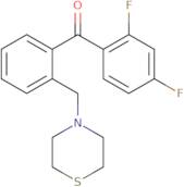 (2,4-Difluorophenyl)[2-(4-thiomorpholinylmethyl)phenyl]methanone