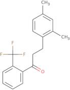 3-(2,4-Dimethylphenyl)-1-[2-(trifluoromethyl)phenyl]-1-propanone