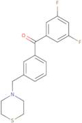 (3,5-Difluorophenyl)[3-(4-thiomorpholinylmethyl)phenyl]methanone