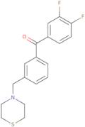 (3,4-Difluorophenyl)[3-(4-thiomorpholinylmethyl)phenyl]methanone