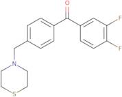 (3,4-Difluorophenyl)[4-(4-thiomorpholinylmethyl)phenyl]methanone