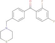 (2,4-Difluorophenyl)[4-(4-thiomorpholinylmethyl)phenyl]methanone
