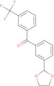 [3-(1,3-Dioxolan-2-Yl)Phenyl][3-(Trifluoromethyl)Phenyl]Methanone