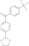 [4-(1,3-Dioxolan-2-yl)phenyl][4-(trifluoromethyl)phenyl]methanone