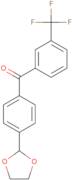 [4-(1,3-Dioxolan-2-yl)phenyl][3-(trifluoromethyl)phenyl]methanone