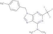 6-(Dimethylamino)-9-(4-Methylbenzyl)-2-(Trifluoromethyl)-9H-Purine