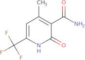 1,2-Dihydro-4-methyl-2-oxo-6-(trifluoromethyl)-3-pyridinecarboxamide