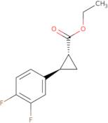 (1R,2R)-2-(3,4-Difluorophenyl)cyclopropanecarboxylic acid ethyl ester