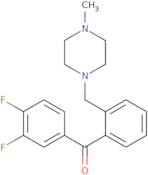 (3,4-Difluorophenyl){2-[(4-methyl-1-piperazinyl)methyl]phenyl}methanone