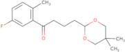 4-(5,5-Dimethyl-1,3-dioxan-2-yl)-1-(5-fluoro-2-methylphenyl)-1-butanone