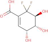 (3R,4R,5S)-6,6-Difluoro-3,4,5-trihydroxy-1-cyclohexene-1-carboxylic acid