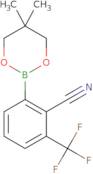 2-(5,5-Dimethyl-1,3,2-dioxaborinan-2-yl)-6-(trifluoromethyl)benzonitrile