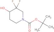 3,3-Difluoro-4-hydroxy-1-piperidinecarboxylic acid 1,1-dimethylethyl ester
