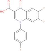 6,7-Difluoro-1-(4-fluorophenyl)-1,4-dihydro-4-oxo-3-quinolinecarboxylic acid