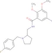 2,3-Dimethoxy-5-iodo-N-((1-(4'-fluorobenzyl)-2-pyrrolidinyl)methyl)benzamide