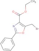 Ethyl 5-(bromomethyl)-2-phenyl-1,3-oxazole-4-carboxylate