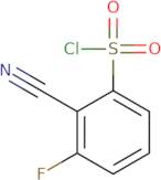 2-Cyano-3-fluorobenzene-1-sulfonyl chloride