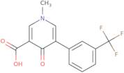 1-Methyl-4-oxo-5-[3-(trifluoromethyl)phenyl]-1,4-dihydropyridine-3-carboxylic acid