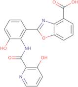 2-(3-Hydroxy-2-(3-hydroxypicolinamido)phenyl)benzo[D]oxazole-4-carboxylic acid