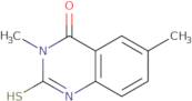 3,6-Dimethyl-2-sulfanyl-3,4-dihydroquinazolin-4-one