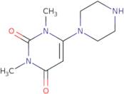 1,3-Dimethyl-6-(piperazin-1-yl)-1,2,3,4-tetrahydropyrimidine-2,4-dione
