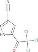 5-(Trichloroacetyl)-1H-pyrrole-3-carbonitrile