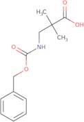 3-{[(Benzyloxy)carbonyl]amino}-2,2-dimethylpropanoic acid