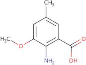 2-Amino-3-methoxy-5-methylbenzoic acid