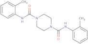 N-(2-methylphenyl)(4-(N-(2-methylphenyl)carbamoyl)piperazinyl)formamide