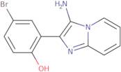 2-(3-Aminoimidazo[1,2-a]pyridin-2-yl)-4-bromophenol