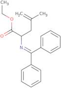 Ethyl 2-((diphenylmethylene)amino)-4-methylpent-4-enoate