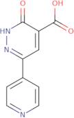 3-Oxo-6-(pyridin-4-yl)-2,3-dihydropyridazine-4-carboxylic acid