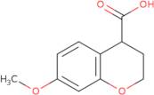 7-Methoxy-3,4-dihydro-2H-1-benzopyran-4-carboxylic acid