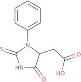 (5-Oxo-3-phenyl-2-thioxo-imidazolidin-4-yl)-acetic acid