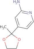 4-(2-Methyl-1,3-dioxolan-2-yl)pyridin-2-amine