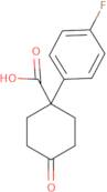 1-(4-Fluorophenyl)-4-oxocyclohexanecarboxylic acid